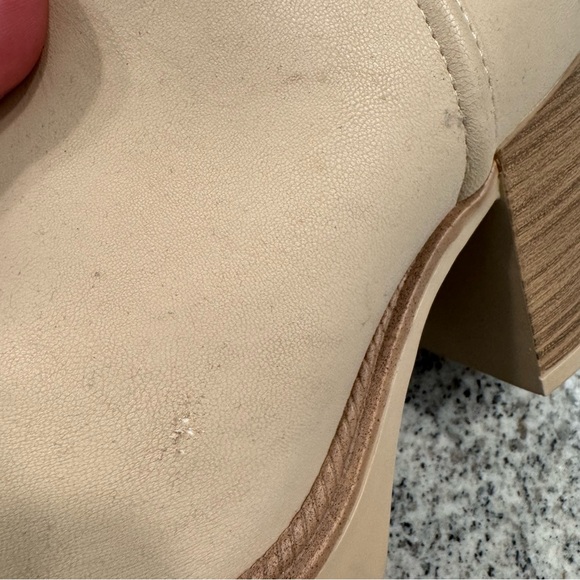 Altar’d State Cream Taupe Chelsea Boots - Picture 12 of 13